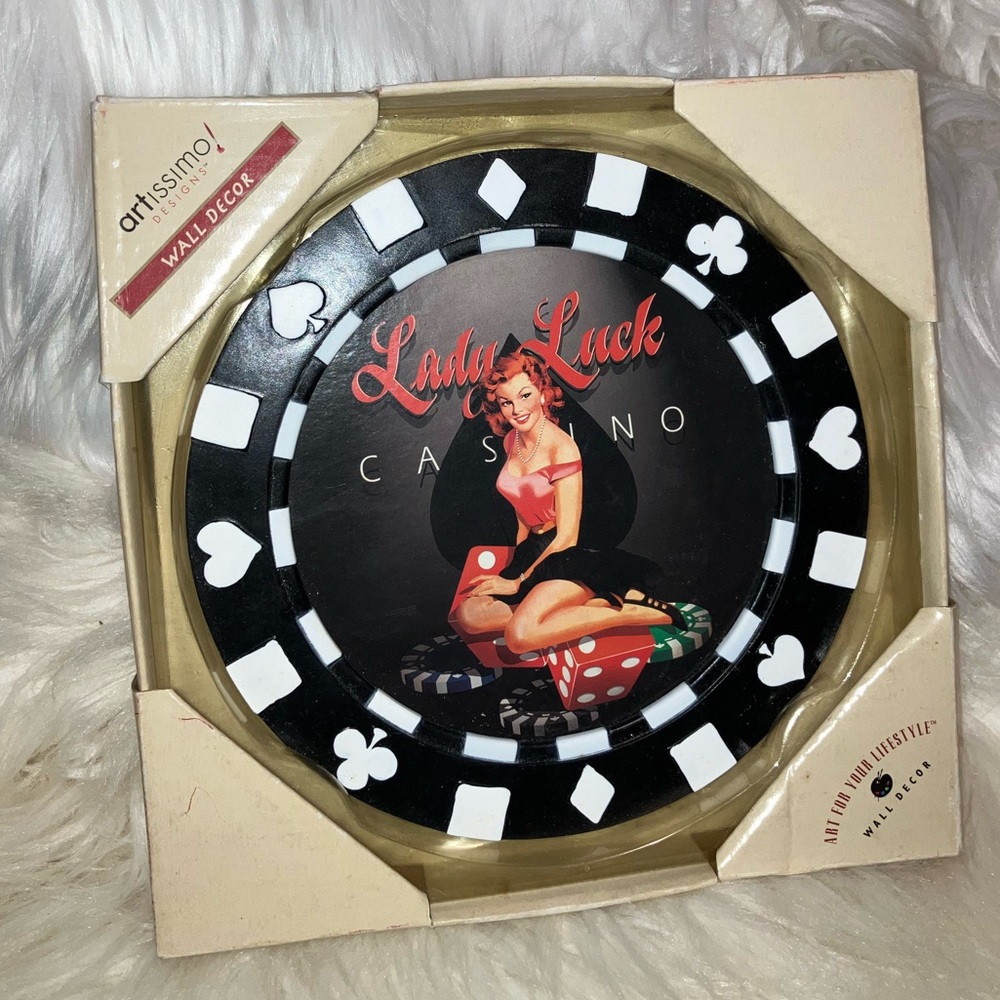 Lady Luck Casino Wall Decor